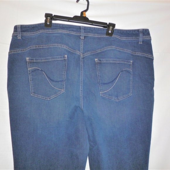 Lane Bryant Plus Size 28W x 29 Genius Fit Skinny Jean Ankle 559 - Picture 6 of 9